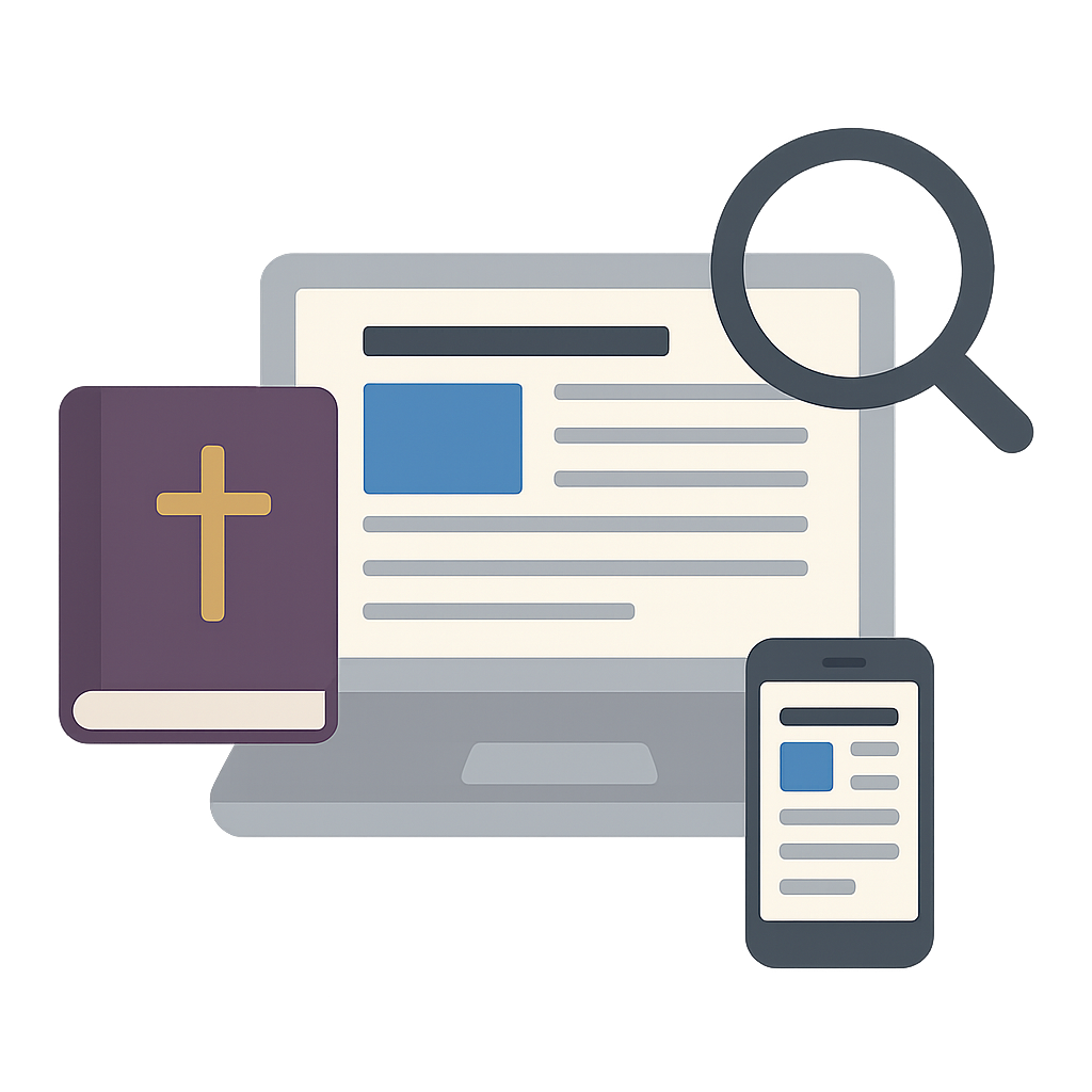 A church leader turning a sermon video into a blog post.