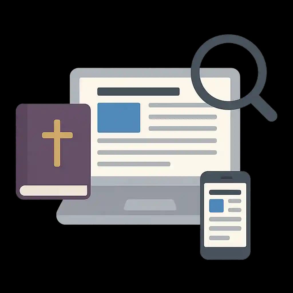 A church leader turning a sermon video into a blog post.