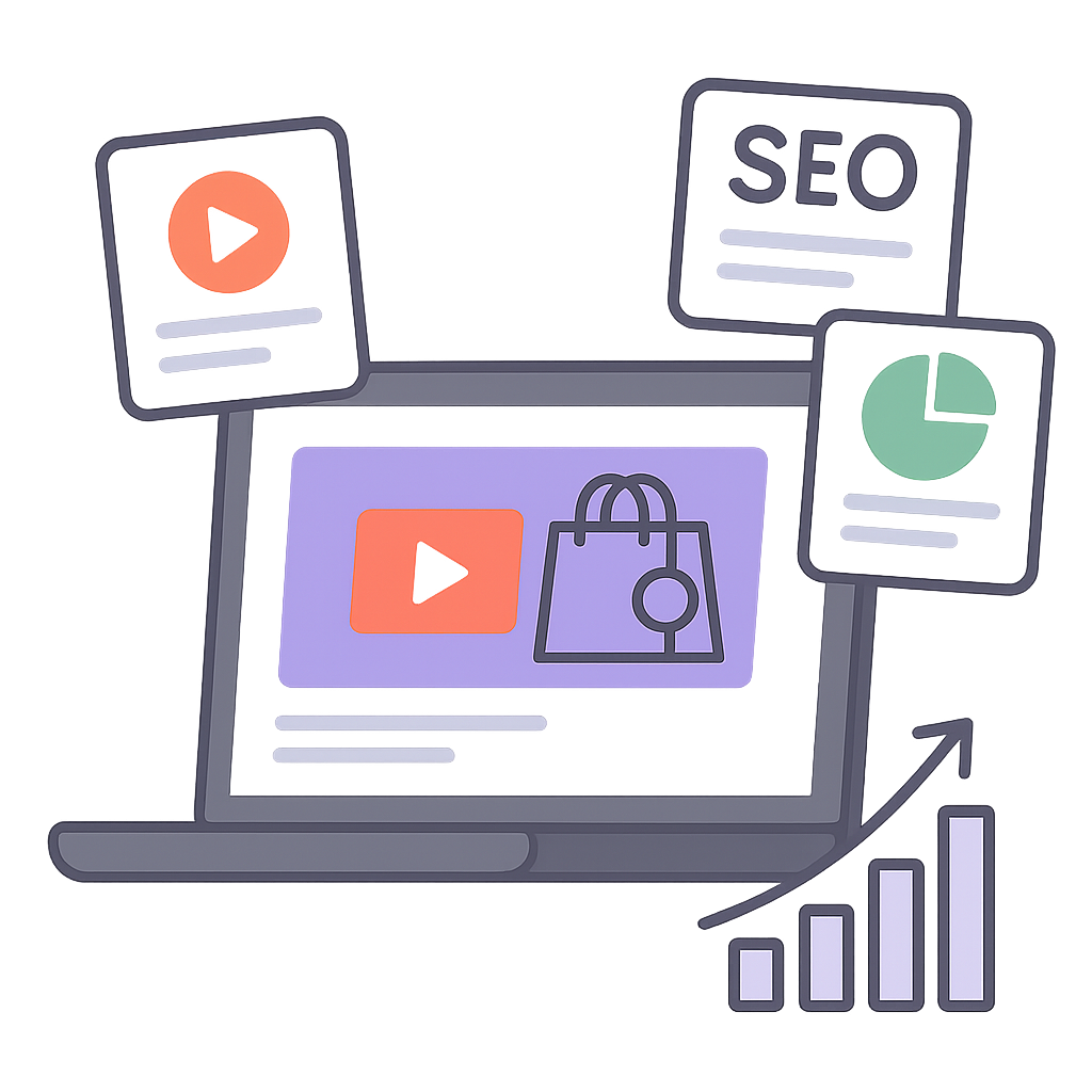 An e-commerce creator turning a product review video into a blog post.