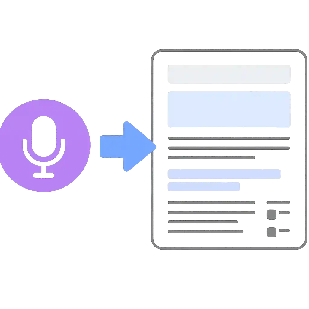 Podcaster converting a podcast episode into a blog post or email newsletter.