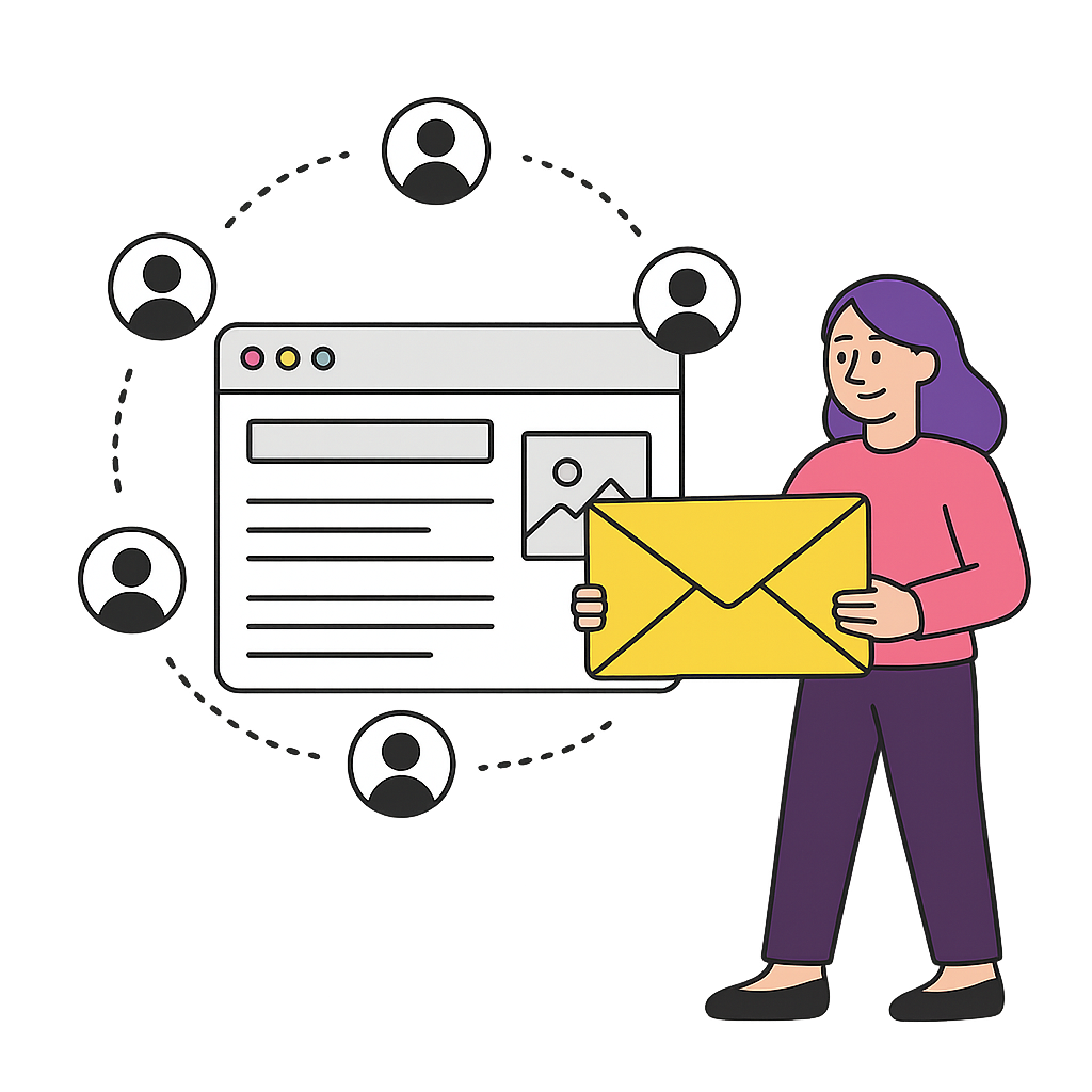 YouTube creator converting a video into a blog posts or email newsletter.
